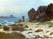Albert Bierstadt Bay of Monterey, California oil painting artist